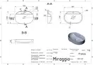 MIRAGGIO Умивальник FRANCE MATT (0000200)