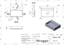 MIRAGGIO Умивальник MARES 600 MATT (0000214)