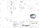 MIRAGGIO PALERMO Умивальник, білий (0000230)