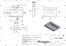 MIRAGGIO VARNA 600 Умивальник, білий (0000254)