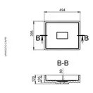 MIRAGGIO Умывальник CAPRI GRAY MIRASTONE (0000391)