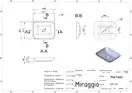 MIRAGGIO Умивальник MARTEEN MATT (0000655)