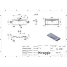 MIRAGGIO FLY 1200 Умивальник, білий (0000669)