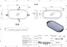 MIRAGGIO Умивальник MARTA 900 MATT (0000732)