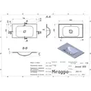 MIRAGGIO Умивальник JESSEL 800 MATT (0000749)