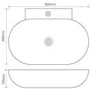 MIXXUS PREMIUM DIVERSE-0201 Раковина подвесная, белая (MP6510)