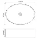 MIXXUS PREMIUM BEVEL-0106 Раковина накладная, белая (MP6546)