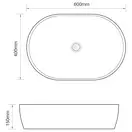MIXXUS PREMIUM ELLIPSE-0105 Раковина накладна, біла (MP6563)