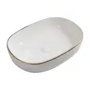 MIXXUS PREMIUM ELLIPSE-0105 EDGE GOLD Раковина, золото (MP6564)