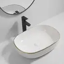 MIXXUS PREMIUM ELLIPSE-0105 EDGE GOLD Раковина, золото (MP6564)