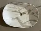 Раковина накладна MIXXUS PREMIUM ELLIPSE-0105, мармур-чорна (MP6565)