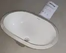 MIXXUS PREMIUM ELLIPSE-1701 Раковина врізна, біла (MP6566)