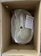 MIXXUS PREMIUM ELLIPSE-1601 Раковина врізна, біла (MP6569)