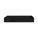 Nic-Design Умивальник підвісний Nic Design Cool без переливу 100х50x12.5 см, чорний глянець (001232008)