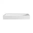 Nic-Design Умивальник підвісний Nic Design Cool без переливу 120х51x12.5 см, білий глянець (001233001)