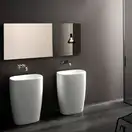 Nic-Design Умивальник окремо стоячий Nic Design Milk, антрацит матовий (001290013)