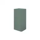 Умивальник окремо стоячий Nic Design Semplice 40х40х85 см без переливу, зі зливом у стіну, Salvia матовий (001372067)