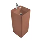 Nic-Design Умивальник окремо сточячий Nic Design Semplice 40х40х85 см з отвором під змішувач, зі зливом в підлогу, Fard глянець (001374072)