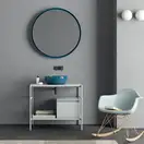 Умивальник на стільницю Nic Design Ovvio 38x14 см Denim глянець (001446076)