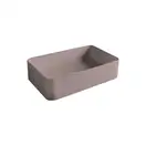 Умивальник на стільницю Nic Design Semplice 55х36х14 см, Cipria матовий (001481060)