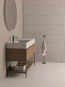 Nic-Design Умивальник підвісний Nic Design Elen 120 чаша зліва, antracite (001734CF013) (001734013CF)
