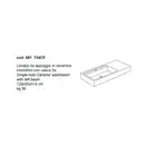 Nic-Design Умивальник підвісний Nic Design Elen, 120х50, Polvere (001734057CF)