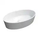 умывальник Omnires Bari 50x30 white/gloss grey (BARI500UNBSP)
