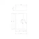 умивальник Omnires Garland 60x43 white (GARLAND600BP)