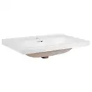 Раковина Qtap Albatross 5H 800х500х210 White с донным клапаном QT01115080HW