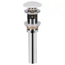 Раковина Qtap Albatross 5H 800х500х210 White с донным клапаном QT01115080HW