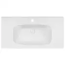 Раковина Qtap Albatross 5H 1000х500х210 White с донным клапаном QT01115100HW