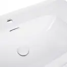 Раковина Qtap Albatross 5H 1000х500х210 White с донным клапаном QT01115100HW