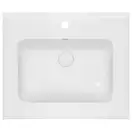 Раковина Qtap Albatross E49 600х490х200 White с донным клапаном QT01119060E49W