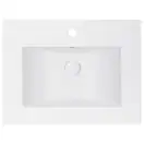Раковина Qtap Albatross E 600х460х180 White с донным клапаном QT01119060EW