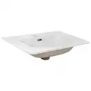 Раковина Qtap Albatross 9H 600х460х180 White с донным клапаном QT01119060HW