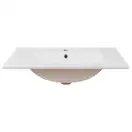 Раковина Qtap Albatross E 700х460х180 White с донным клапаном QT01119070EW