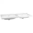 Раковина Qtap Albatross 1210х467х195 White с донным клапаном QT0111FL8167GW