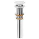 Раковина-чаша Qtap Crow 655х380х140 White с донным клапаном QT05117065HW