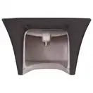 Раковина подвесная моноблок Qtap Crow 600х430х385 Matt black с донным клапаном QT0511G835MB