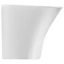 Раковина подвесная моноблок Qtap Crow 600х430х385 White с донным клапаном QT0511G835W