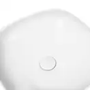 Раковина-чаша Qtap Kolibri 400х400х140 White с донным клапаном QT10117040TW