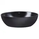 Раковина-чаша Qtap Leo 450х305х160 Matt black с донным клапаном QT1111A052MB