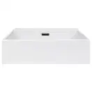 Раковина Qtap Nando K 410х355х125 White с донным клапаном QT12117041KW