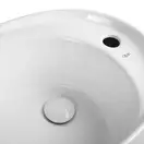 Раковина Qtap Scorpio 590х380х190 White с донным клапаном QT14111037W