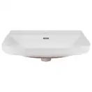 Раковина Qtap Stork 565х475х180 White с донным клапаном QT1511L736W