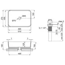 Раковина-чаша Qtap Tern 500х370х200 White с донным клапаном QT1711A048W
