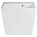 Раковина подвесная моноблок Qtap Tern 465х385х370 White с донным клапаном QT1711G803W
