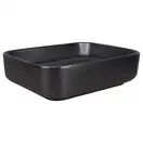 Раковина-чаша Qtap Tern 500x390x140 Matt black с донным клапаном QT172195MBMB