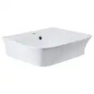 Раковина Qtap Virgo 485x410x125 White с донным клапаном QT18112258W