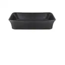 Раковина-чаша Qtap Virgo 490х350х110 Matt black с донным клапаном QT18112261MBMB